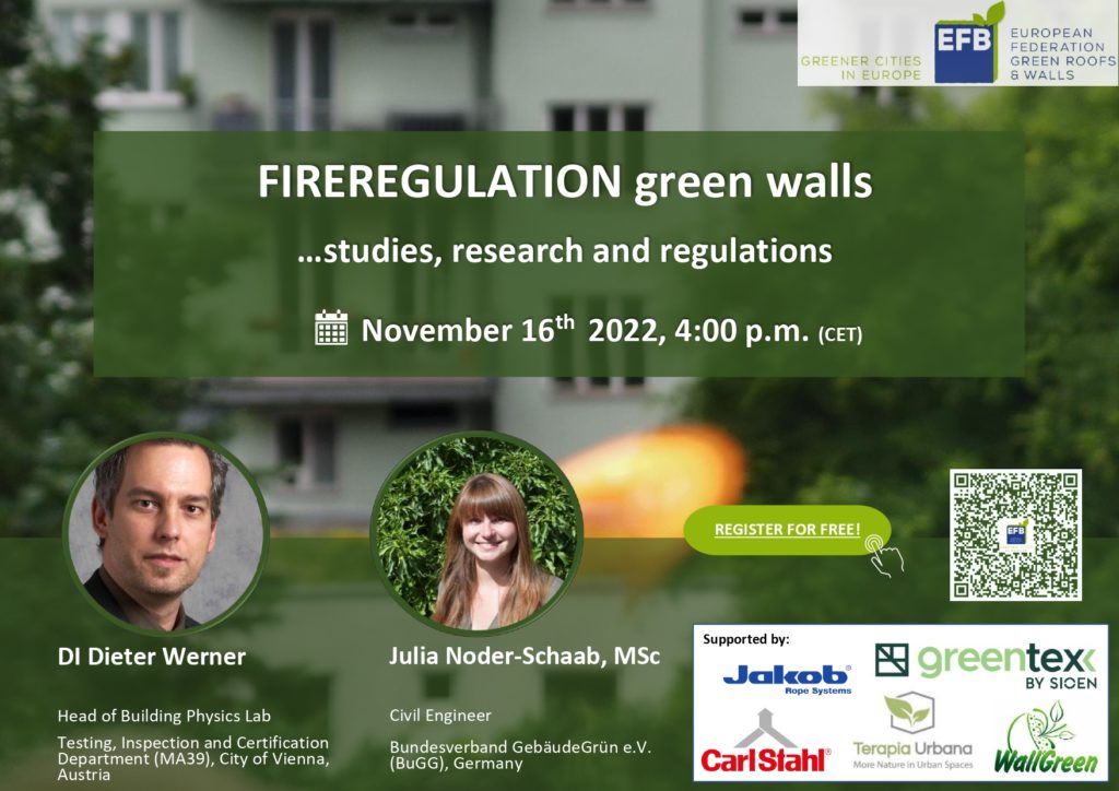 Fire Regulations for Green Walls